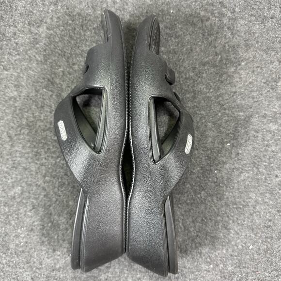 Crocs Women’s Patricia Wedge Slide Sandals Black Size W9 Comfort Slip-On - Picture 4 of 9